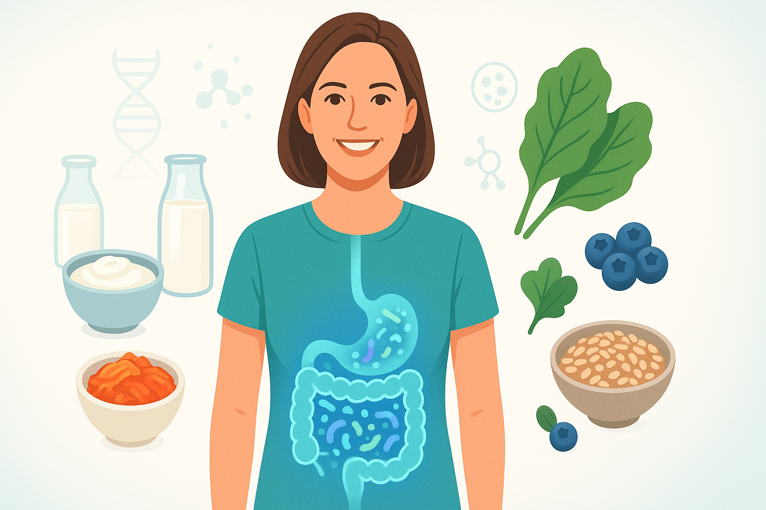 Build a Healthy Gut Microbiome Naturally (Science‑Backed Guide)
